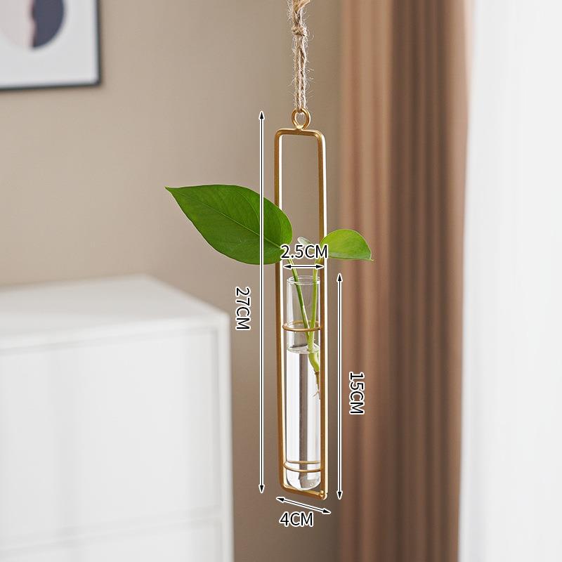 Scandinavian-Style Glass Hydroponic Cultivation hanging pot