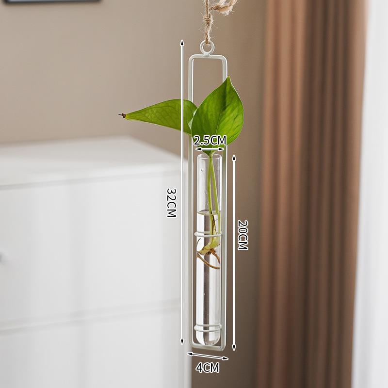 Scandinavian-Style Glass Hydroponic Cultivation hanging pot