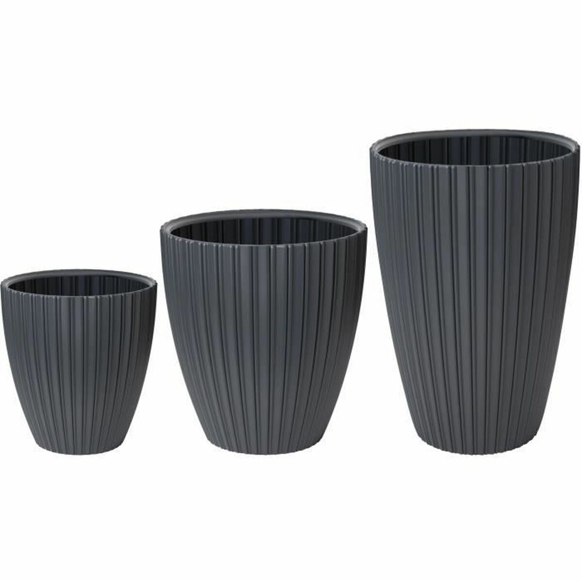 Plant pot Garden ID Fancy Anthracite 40 x 42 cm-1