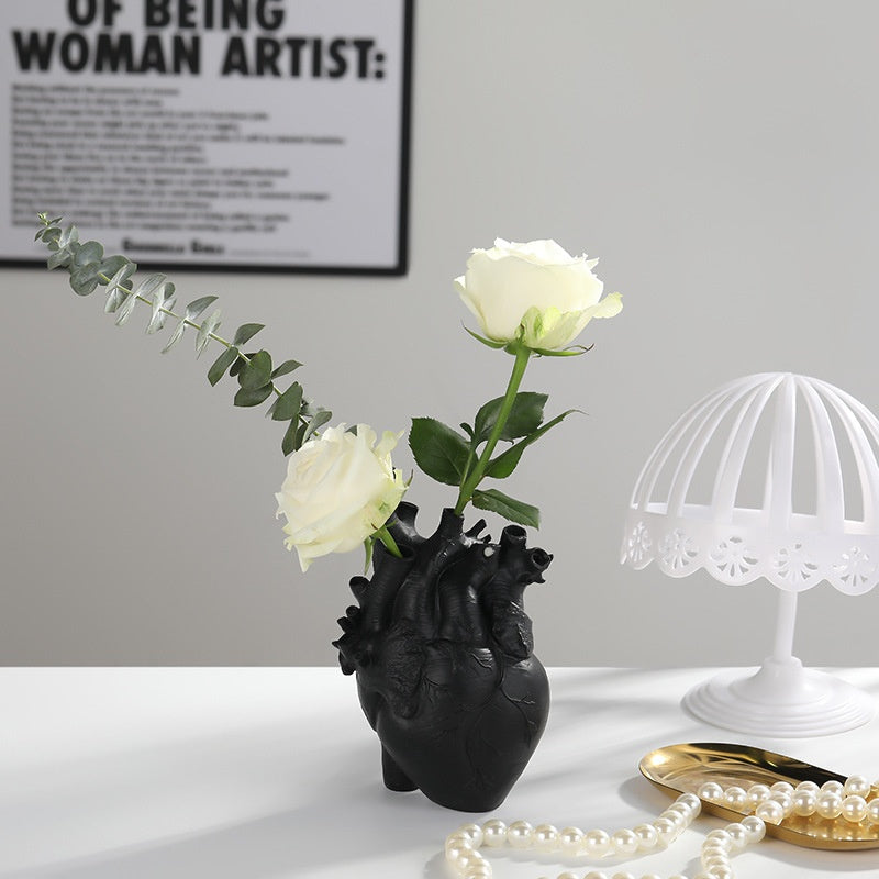 Heart-Shaped Flower Vase