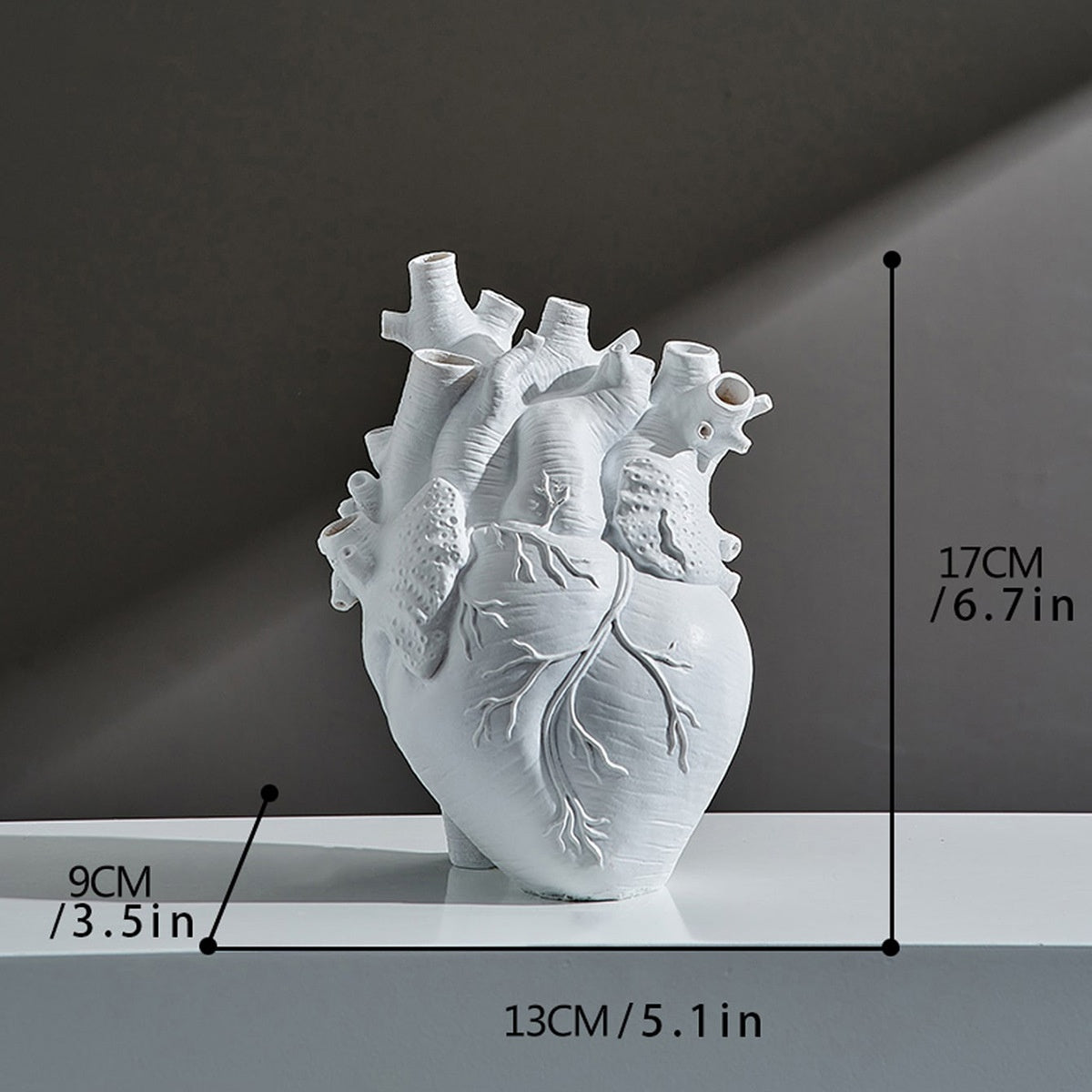 Heart-Shaped Flower Vase