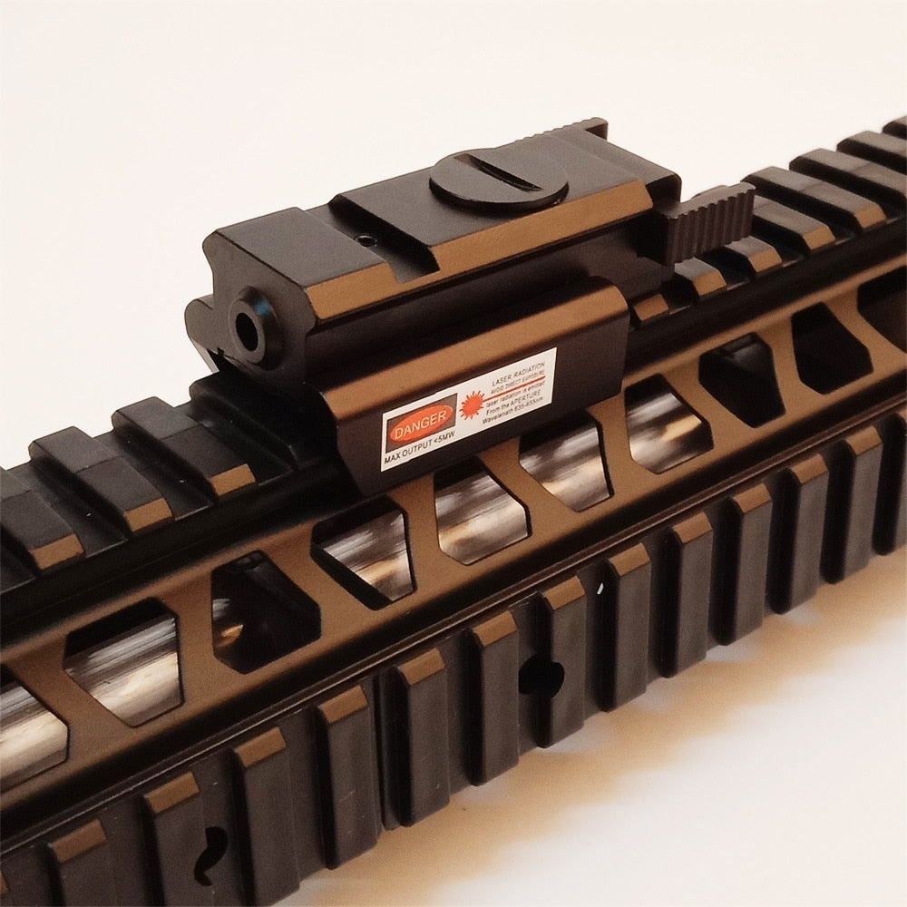 20mm Hunting Riflescope Tactical Red Dot Laser Sight Picatinny Weaver Rail