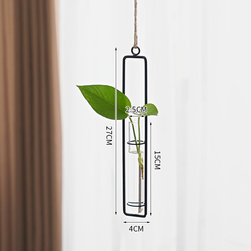 Scandinavian-Style Glass Hydroponic Cultivation hanging pot