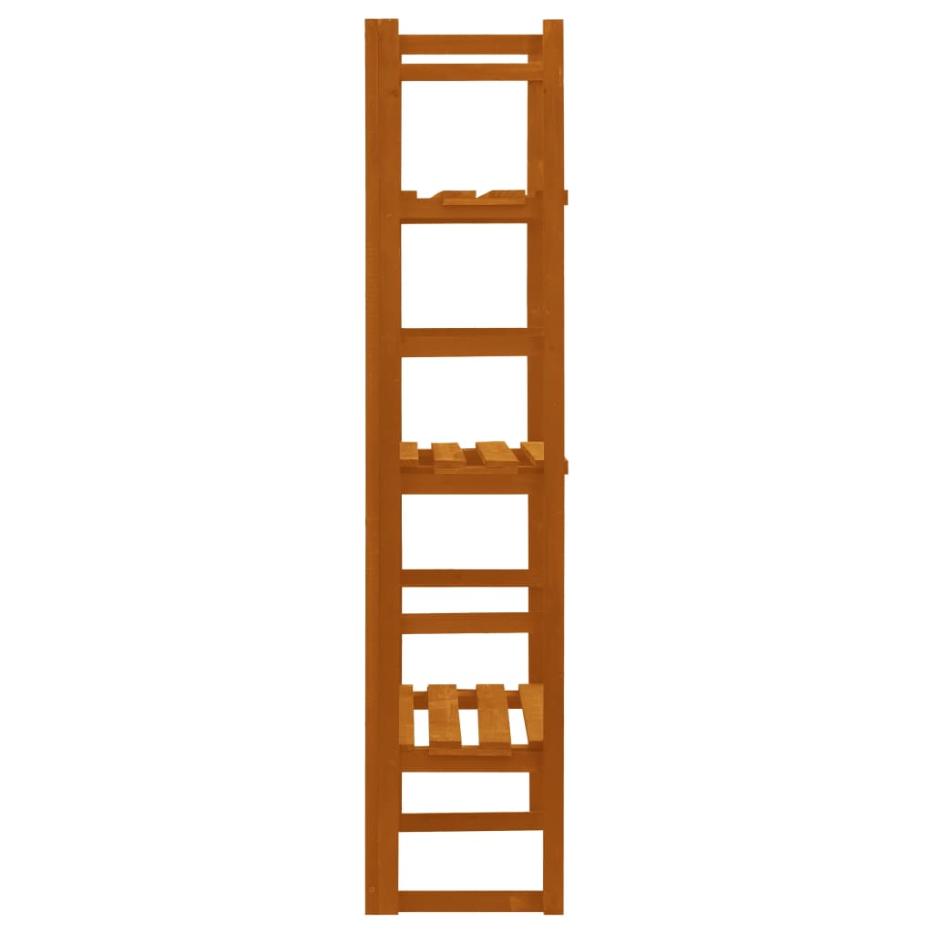vidaXL Plant Rack Plant Stand with Trellis Flower Pot Stand Solid Firwood-4