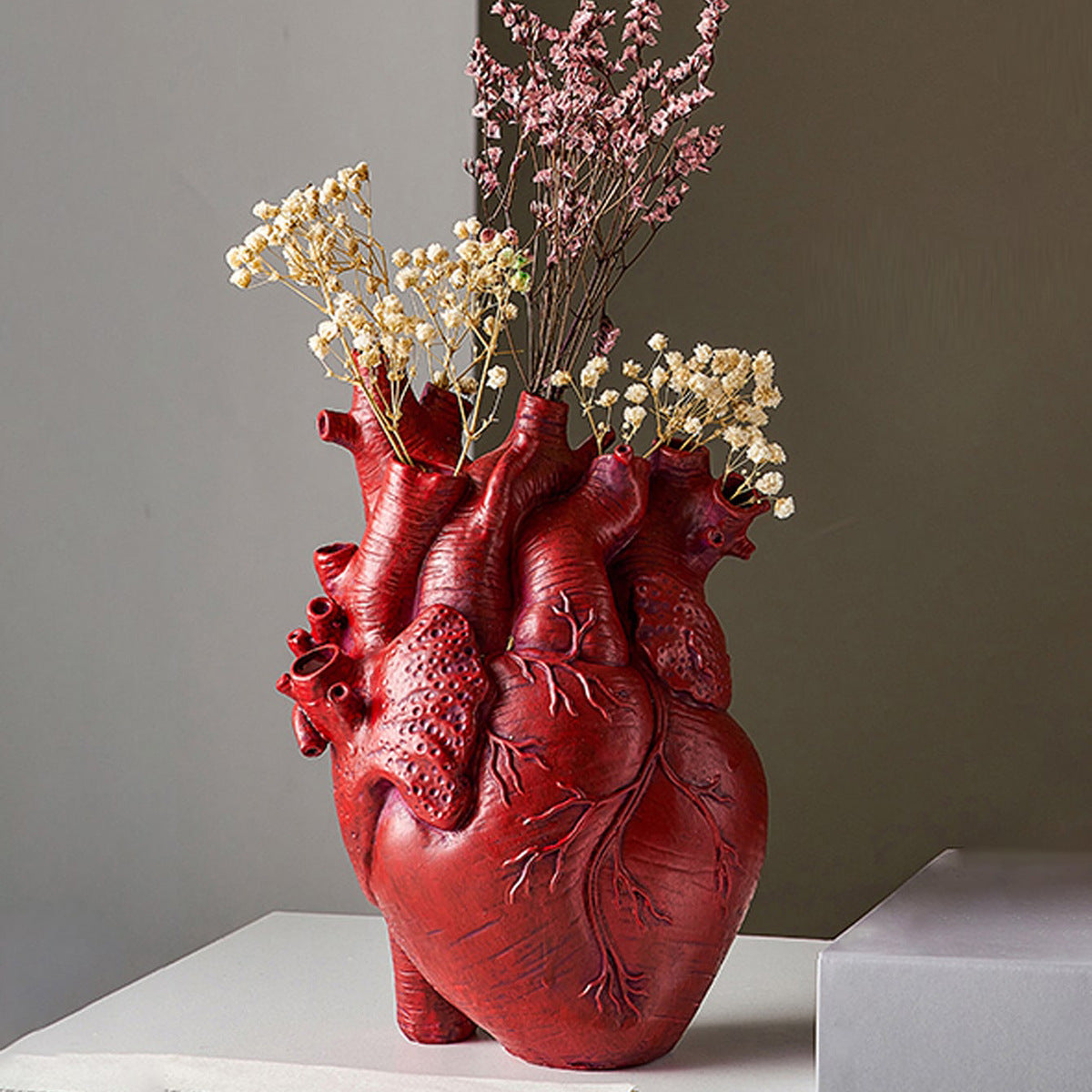 Heart-Shaped Flower Vase