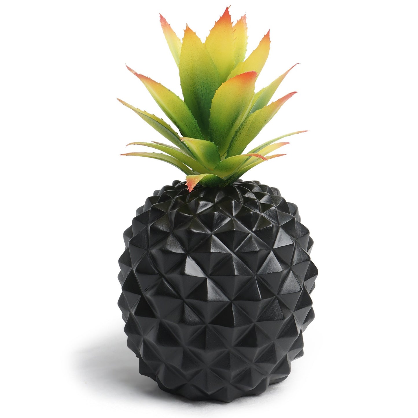 Black pineappl office desk decoration plant pot