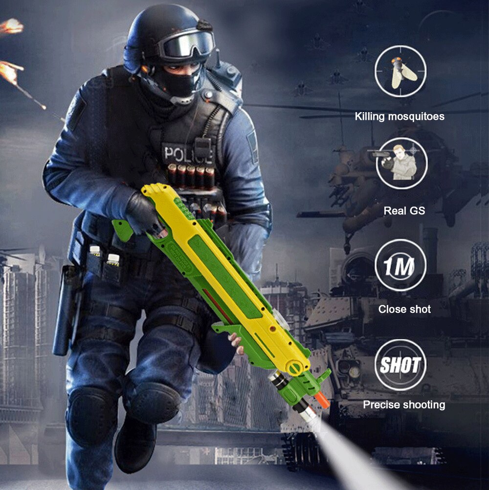 Salt-Gun BUG-A-BUSTER 3.0 Gun Salt Pepper Bullets Blaster Fly Salt Power Gun