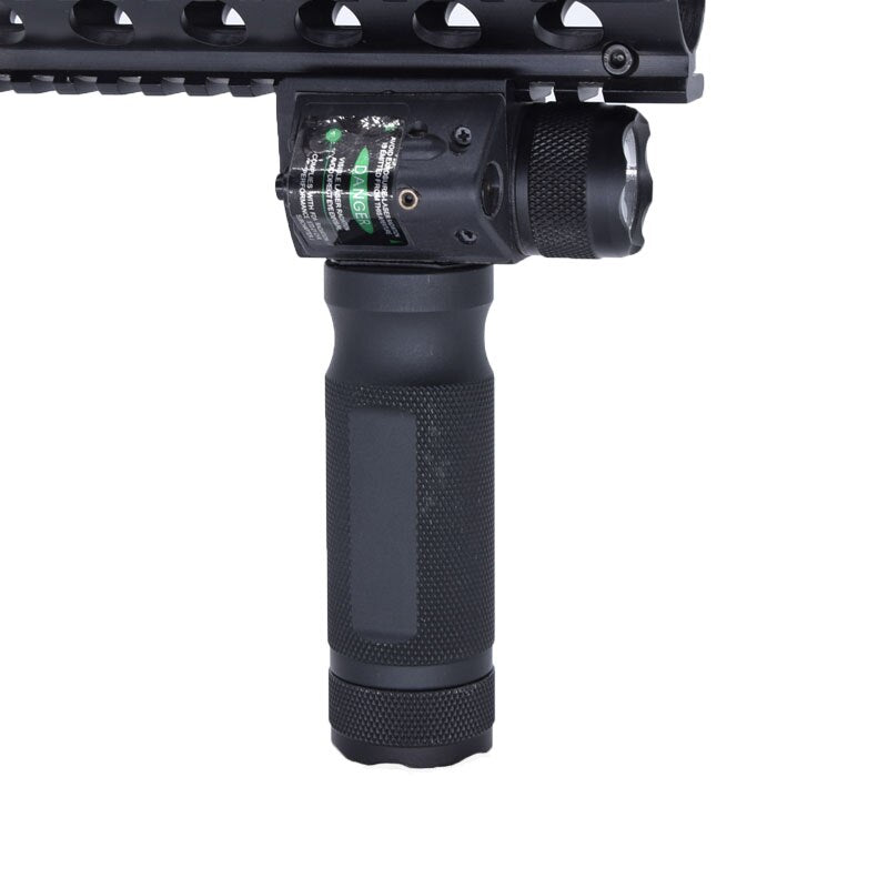 foregrip Tactical Flashlight Red Laser Integrated 20mm Wide Bracket Red Laser