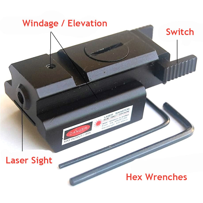 Infrared red laser sight