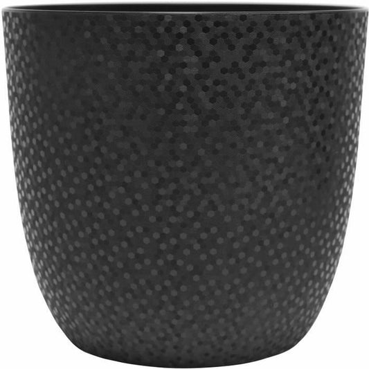Plant pot EDA Opal Chape Black Ø 29,5 cm-0