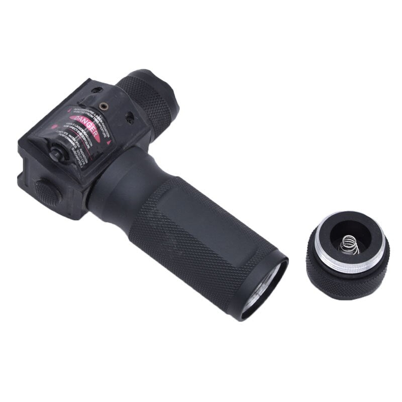 foregrip Tactical Flashlight Red Laser Integrated 20mm Wide Bracket Red Laser