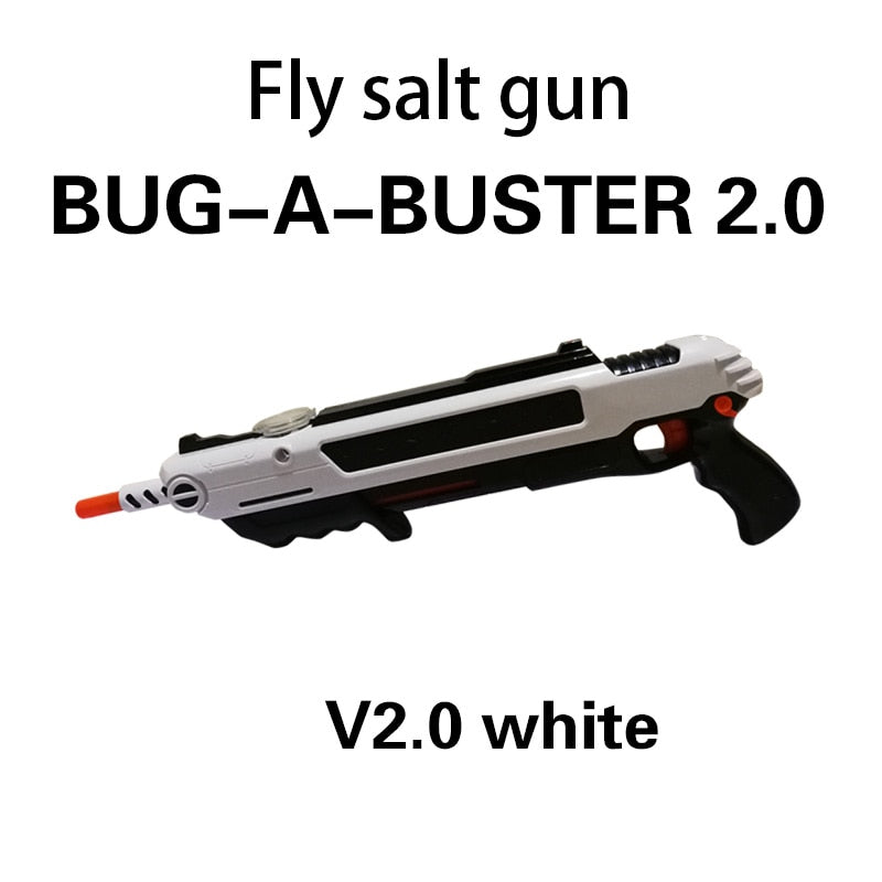 Salt-Gun BUG-A-BUSTER 3.0 Gun Salt Pepper Bullets Blaster Fly Salt Power Gun