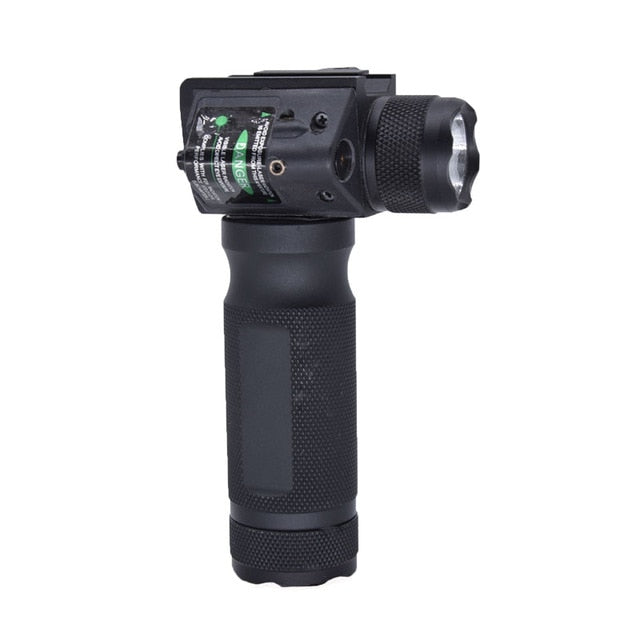 foregrip Tactical Flashlight Red Laser Integrated 20mm Wide Bracket Red Laser