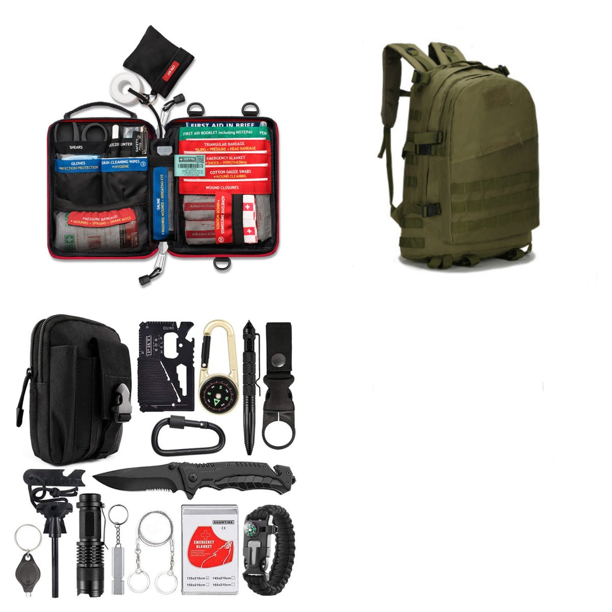 Outdoor Camping Multi-Function Tool Survival Equipment