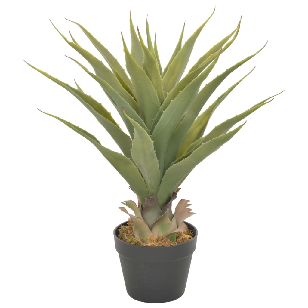 vidaXL Artificial Plant Yucca Tree Fake Outdoor Plant with Pot Green 57.1"-0