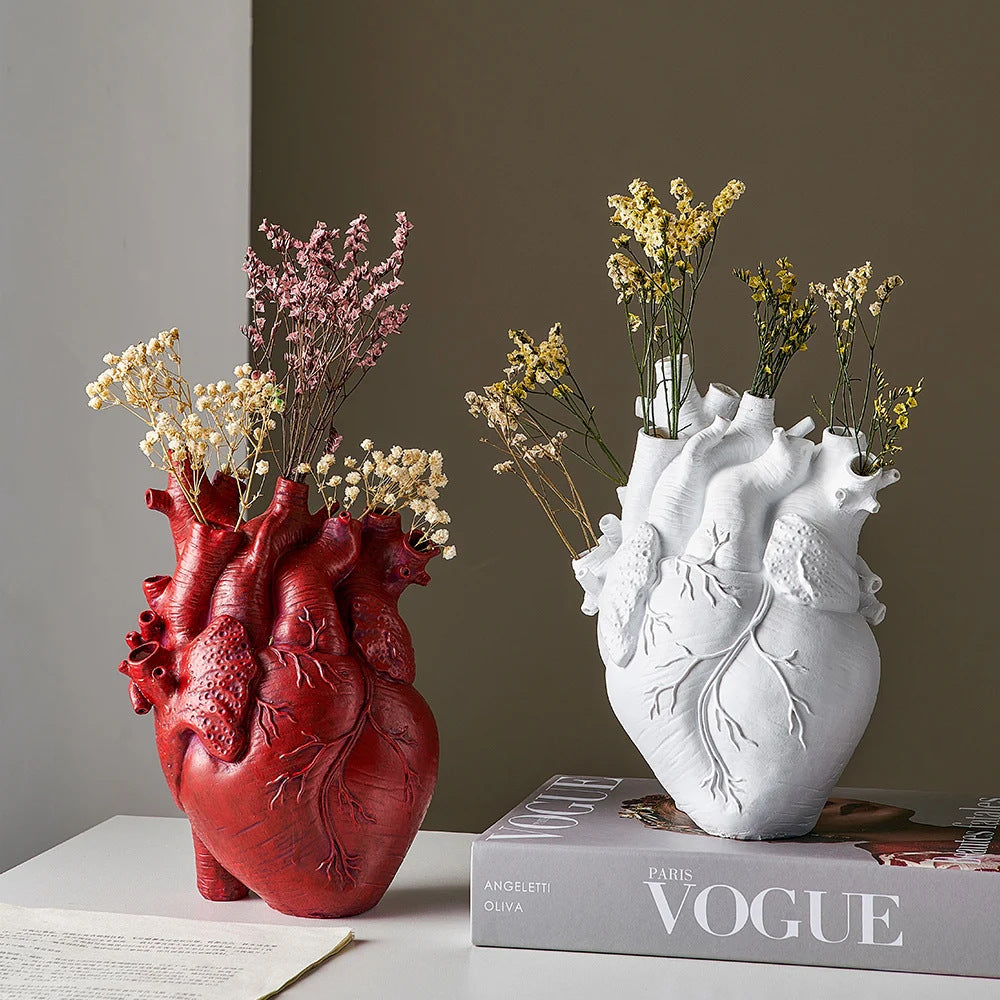 Heart-Shaped Flower Vase