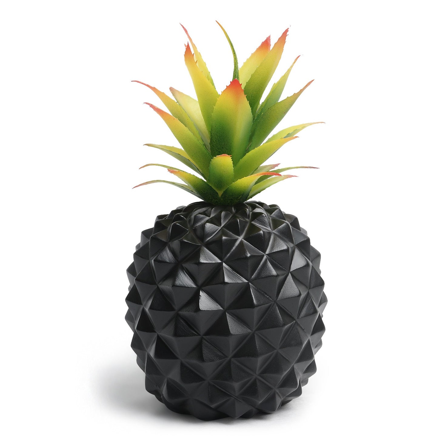 Black pineappl office desk decoration plant pot