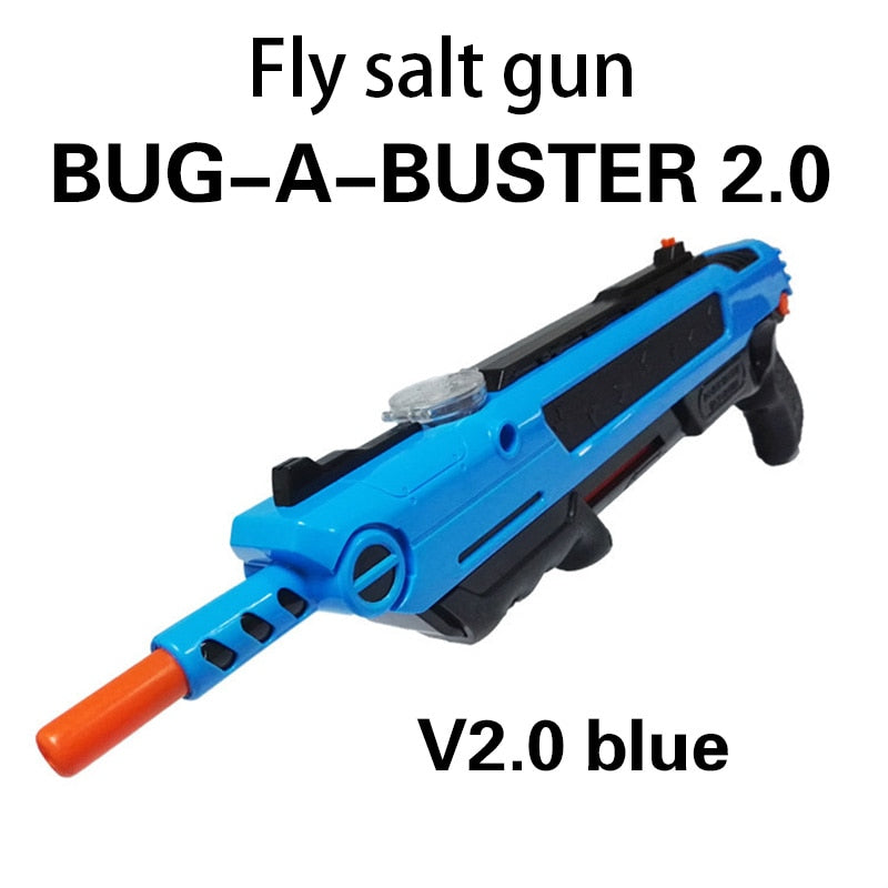 Salt-Gun BUG-A-BUSTER 3.0 Gun Salt Pepper Bullets Blaster Fly Salt Power Gun