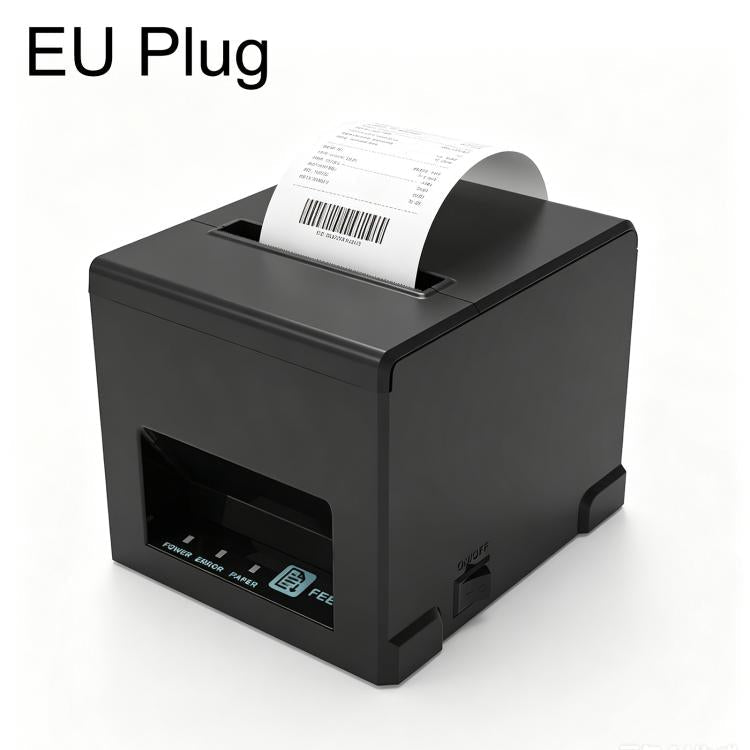 POS-8390 80mm Thermal Receipt Printer, US Plug, UK Plug, EU Plug, AU Plug