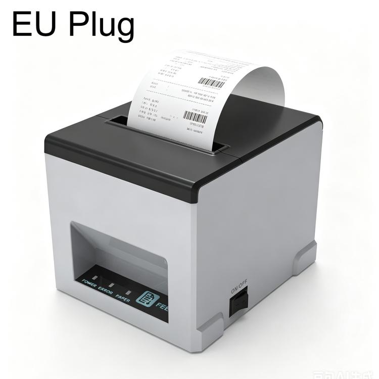 POS-8390 80mm Thermal Receipt Printer, US Plug, UK Plug, EU Plug, AU Plug