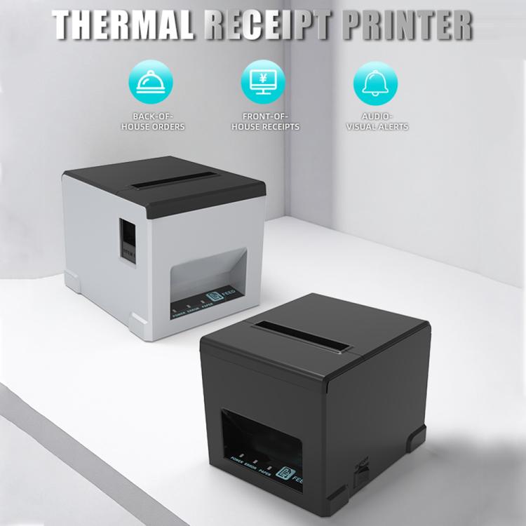 POS-8390 80mm Thermal Receipt Printer, US Plug, UK Plug, EU Plug, AU Plug