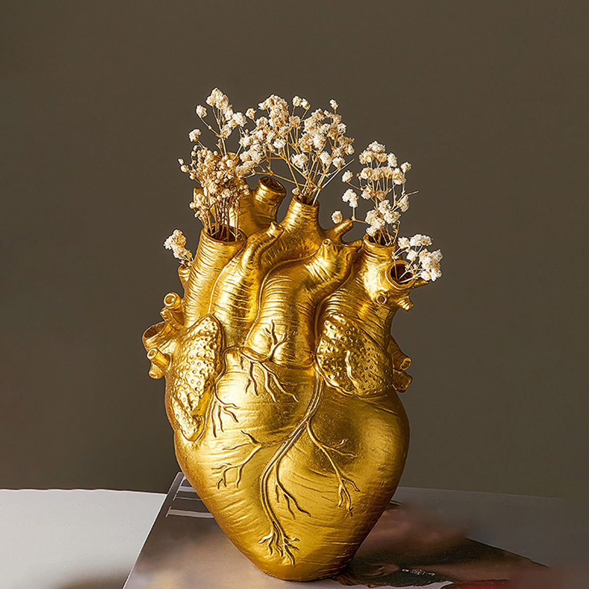 Heart-Shaped Flower Vase