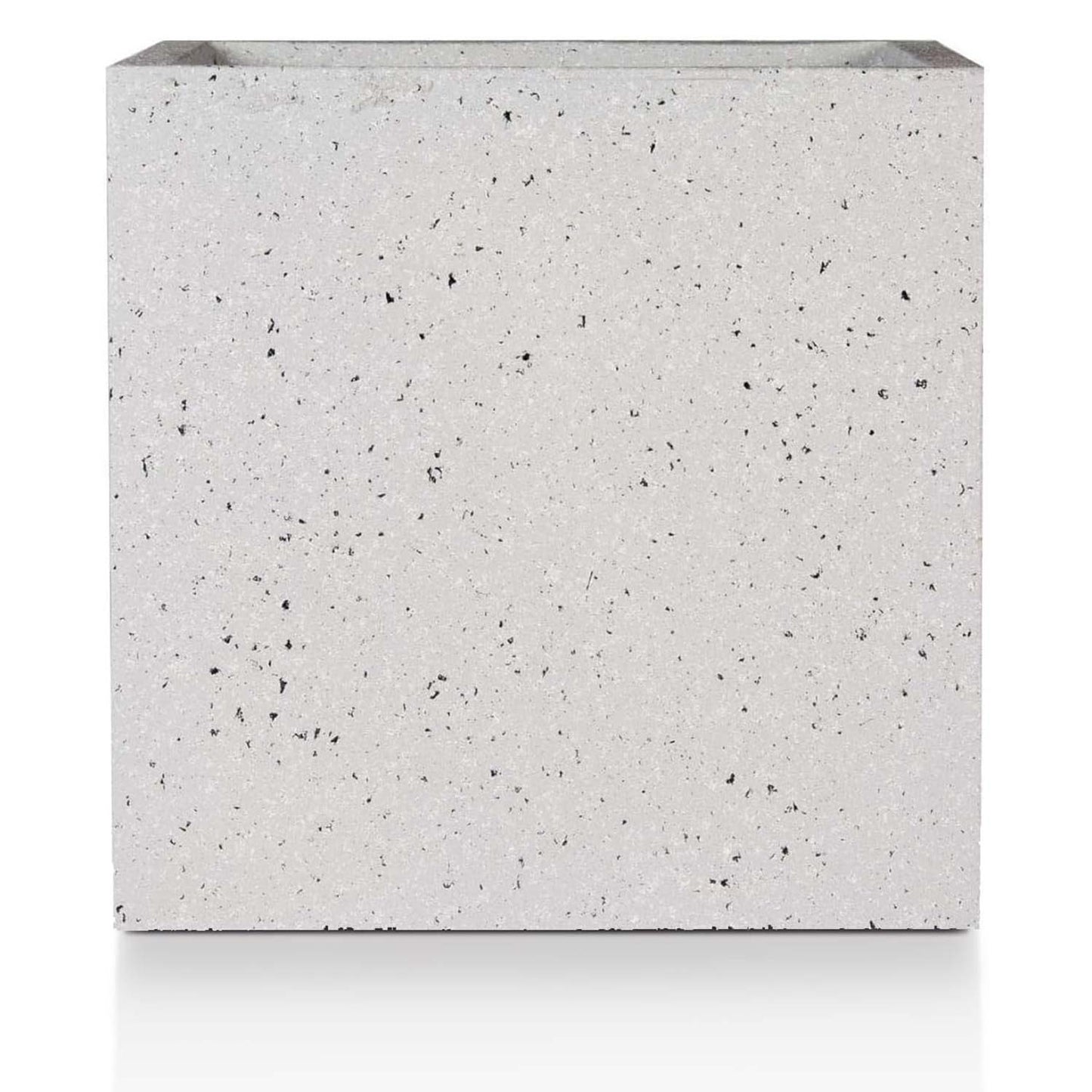 IDEALIST Lite Contemporary Flower Box Square Garden Planter, Light Concrete Outdoor Large Plant Pot H40 L40 W40 cm, 65L