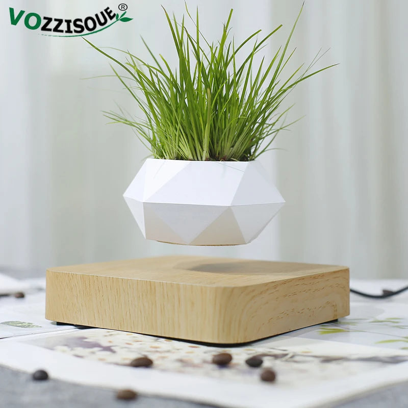 Levitating Air Bonsai plant Pot Magnetic Levitation