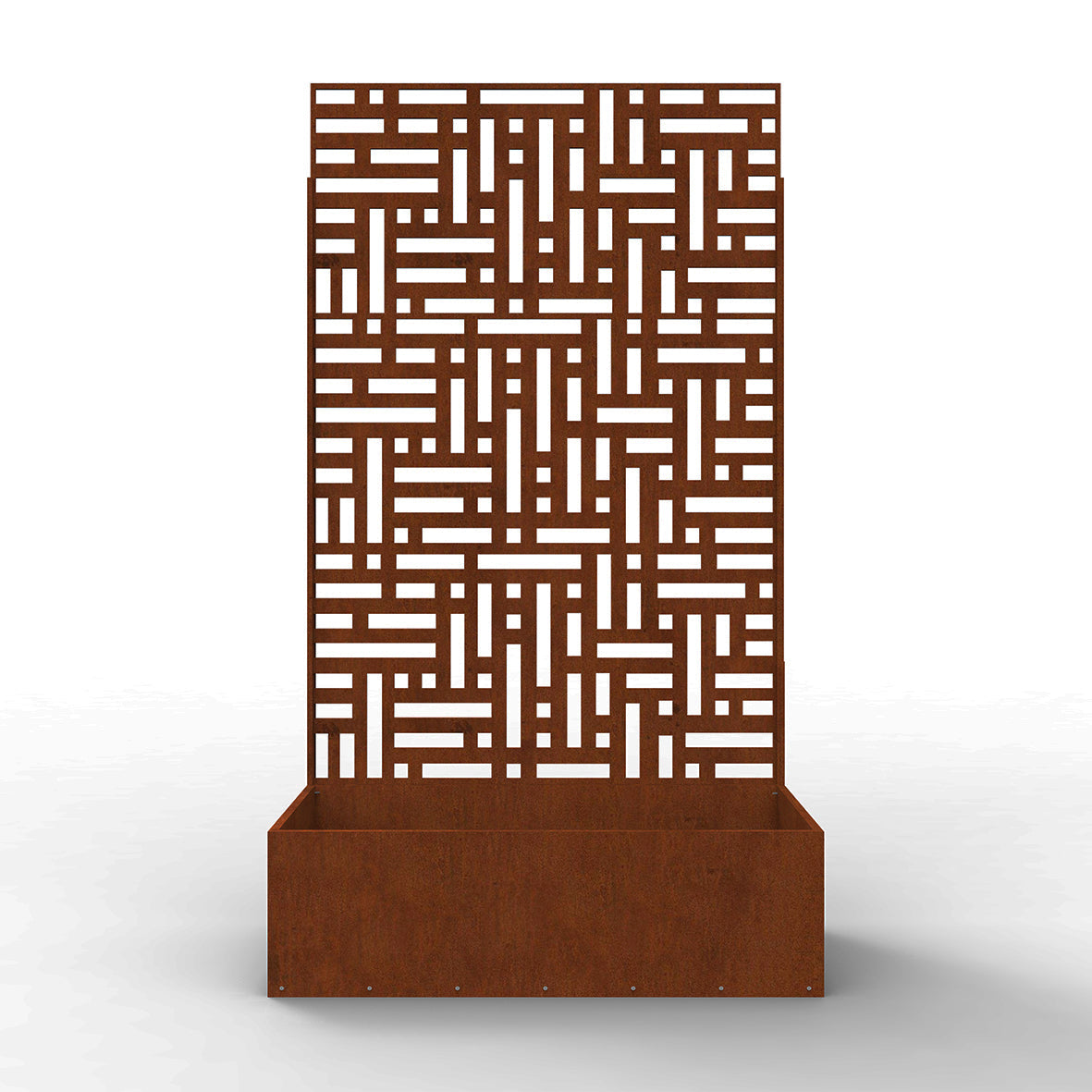 Metal Indoor/Outdoor Privacy Screen with Plant Pot - 90cm x 180cm