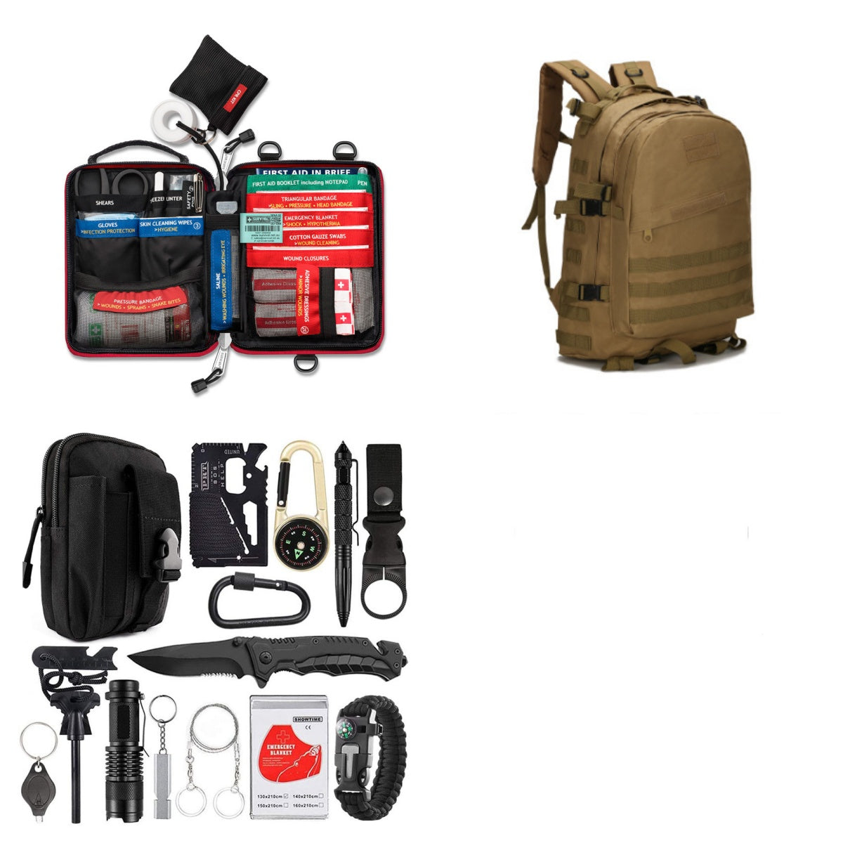 Outdoor Camping Multi-Function Tool Survival Equipment